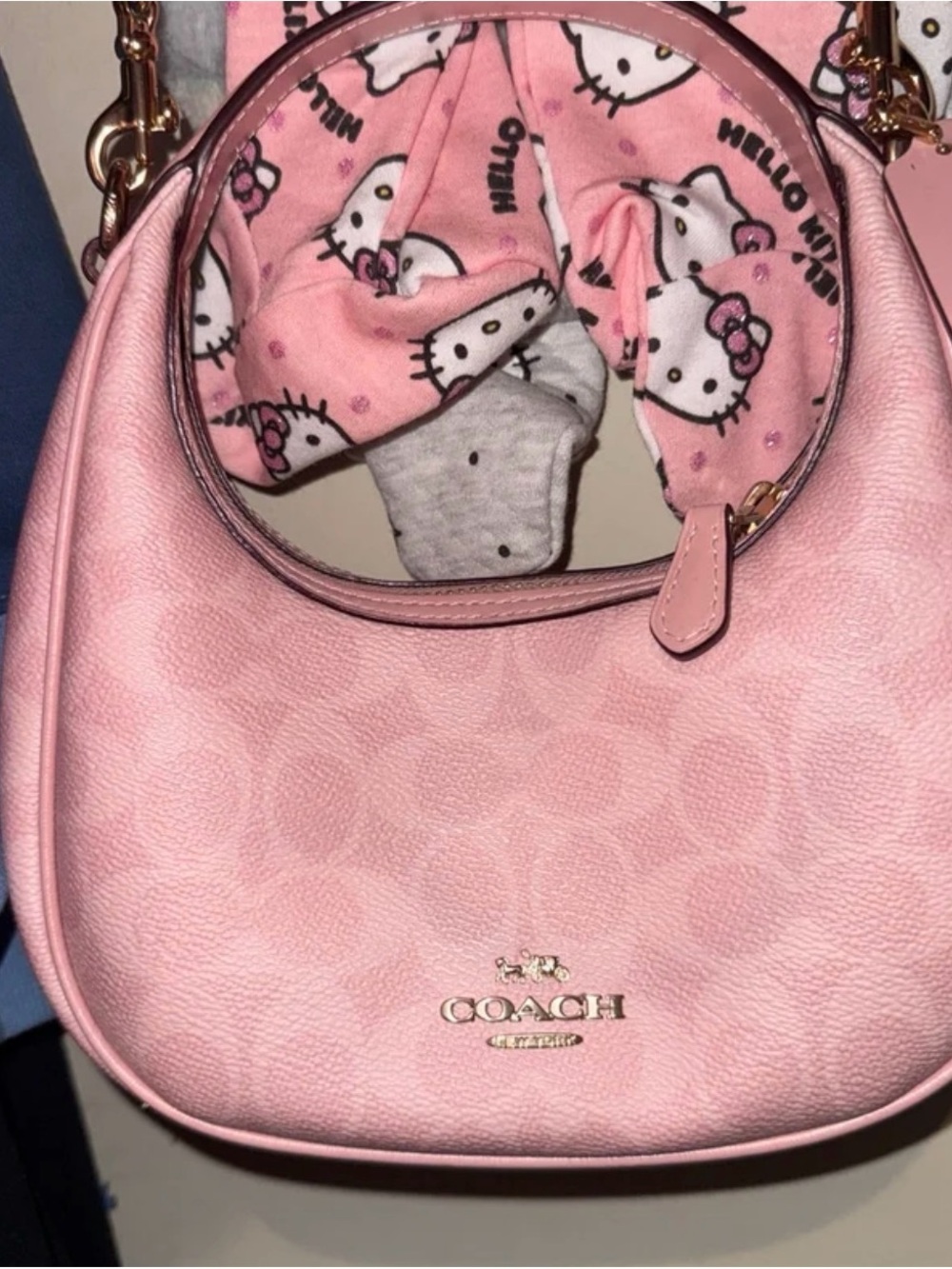 Coach powder pink 2025 Carmen crossbody